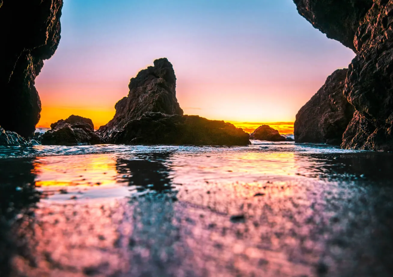 beach and rocks