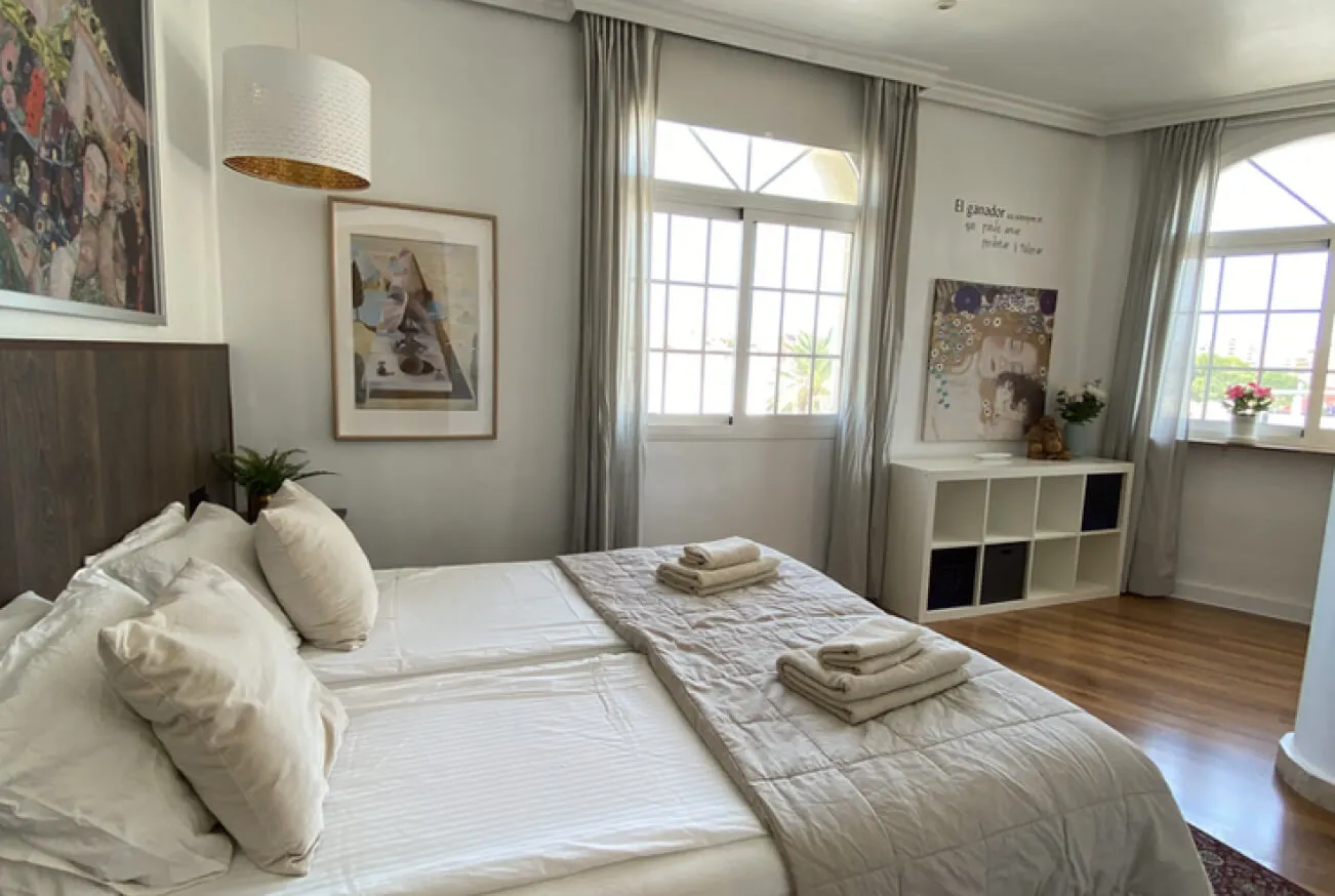 white bedroom